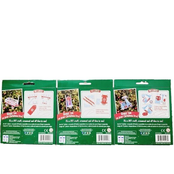 Elf on the Shelf Elves at Play OrnaMoments Christmas Scooter Wagon Sled Lot of 3 - Picture 2 of 8